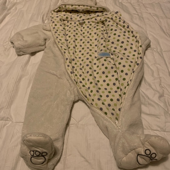 The Children’s Place bear snowsuit,  6-12 mo. - Picture 2 of 6